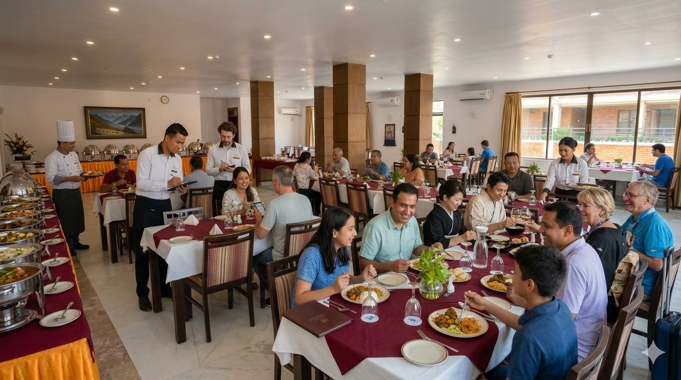 Signature dish at Lumbini Hotel Kasai restaurant