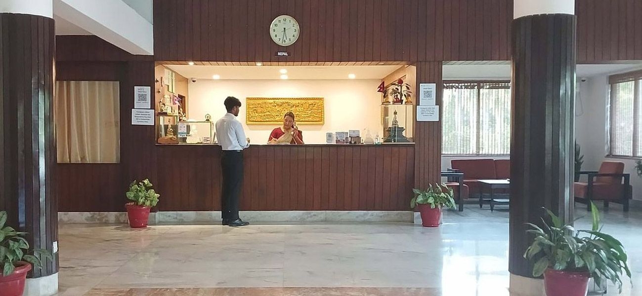 Hotel Kasai reception and lobby interior
