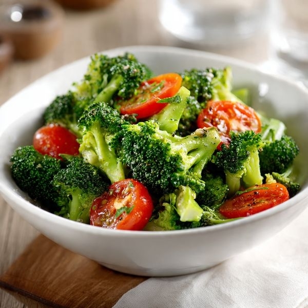 Broccoli & Tomato Salad / Side dish or Main Dish