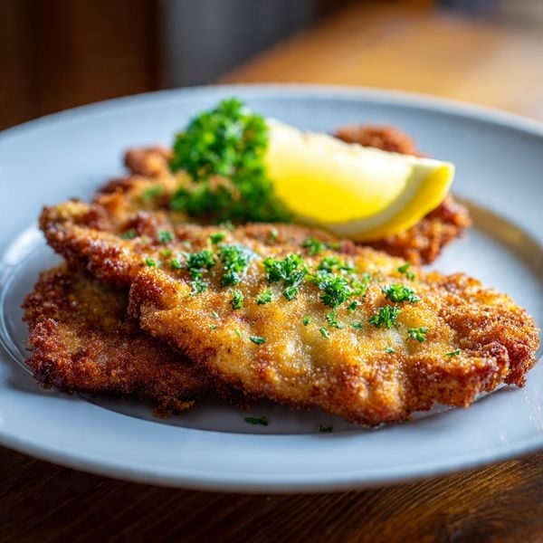 Chichin Schnizel (German Oustlian Style Chicken Cutlet)